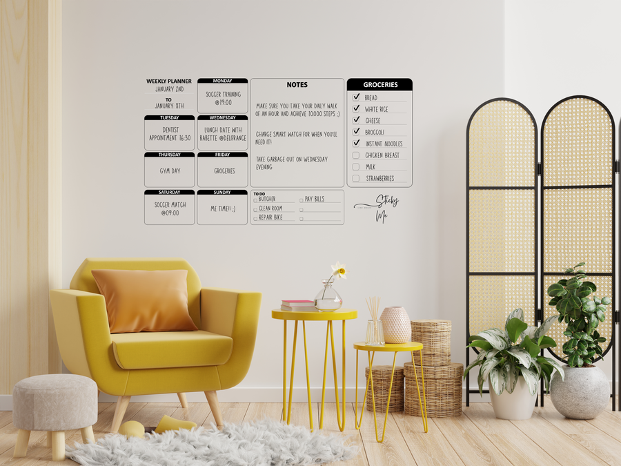 Sticky Weekly Planner